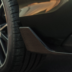 Карбоновые элероны МTR Design для заднего бампера Audi Q7 S-Line (4M, 2019-2024)