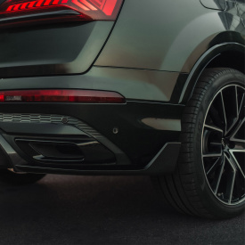 Карбоновые элероны МTR Design для заднего бампера Audi Q7 S-Line (4M, 2019-2024)