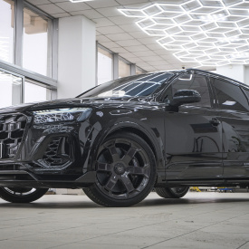 Карбоновый сплиттер MTR Design на передний бампер Audi Q7 S-Line / SQ7 (4M, 2024+)