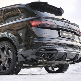 Карбоновый диффузор MTR Design на задний бампер Audi Q7 S-Line / SQ7 (4M, 2024+)