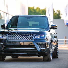 Передний бампер MTR Design с ДХО для Land Rover Range Rover (2012-2017, L405)