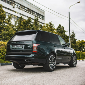 Задний бампер MTR Design с насадками для Land Rover Range Rover (2012-2017, L405)