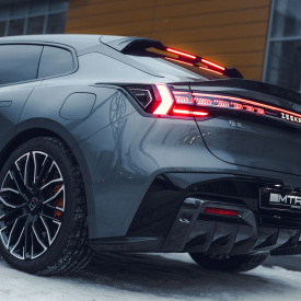 Карбоновый спойлер MTR Design на крышку багажника ZEEKR 001 (2021+)