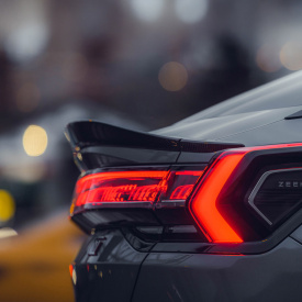 Карбоновый спойлер MTR Design на крышку багажника ZEEKR 001 (2021+)