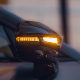 Карбоновые накладки MTR Design на зеркала ZEEKR 001 (2021-2024)