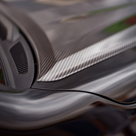 Карбоновая накладка капота для Lexus LX 450d / 570 (2015-2021, J201, рестайлинг 2)