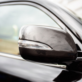 Карбоновые накладки MTR Design на зеркала Lexus LX 450d / 570 (2015-2021, J201, рестайлинг 2)