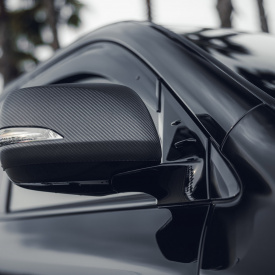 Карбоновые накладки MTR Design на зеркала Lexus LX 450d / 570 (2015-2021, J201, рестайлинг 2)