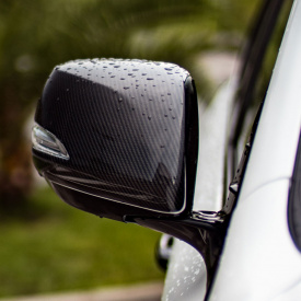 Карбоновые накладки MTR Design на зеркала Lexus LX 450d / 570 (2015-2021, J201, рестайлинг 2)