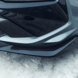 Карбоновые элероны на передний бампер MTR Design для ZEEKR 001 (2021+)