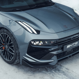 Карбоновые элероны на передний бампер MTR Design для ZEEKR 001 (2021+)