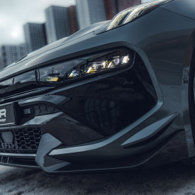 Карбоновые элероны на передний бампер MTR Design для ZEEKR 001 (2021+)