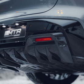 Карбоновые диффузоры заднего бампера MTR Design для ZEEKR 001 (2021+)
