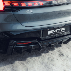 Карбоновые диффузоры заднего бампера MTR Design для ZEEKR 001 (2021+)