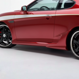 Накладки Tomato на пороги Tomato на Hyundai Tiburon Coupe GK