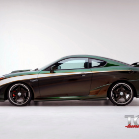Накладки на пороги - Обвес Tomato на Hyundai Tiburon Coupe GK