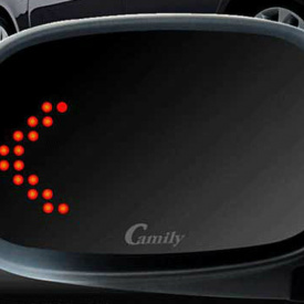 Зеркальные элементы с повторителями поворотников Camily на Hyundai Sonata 6 (YF)