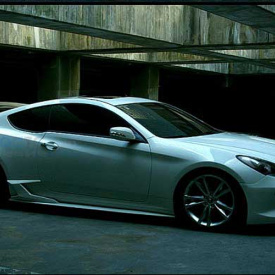 Пороги Cuper Styling на Hyundai Genesis 1