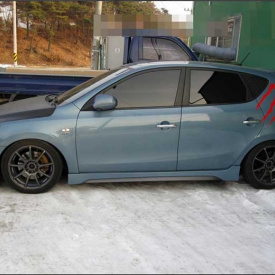 Пороги тюнинг Zest на Hyundai i30