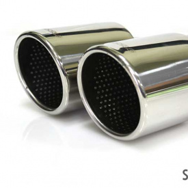 Двойная насадка на глушитель, вход 60мм Puzzle DR-3025 на Hyundai Elantra 5 (Avante MD)