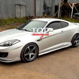 Сплиттер переднего бампера IXION на Hyundai Tiburon Coupe GK