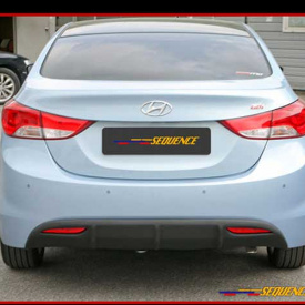 Диффузор заднего бампера Sequence V2 на Hyundai Elantra 5 (Avante MD)