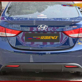 Диффузор заднего бампера Sequence V2 на Hyundai Elantra 5 (Avante MD)