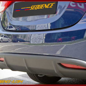 Диффузор заднего бампера Sequence V2 на Hyundai Elantra 5 (Avante MD)