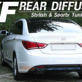 Диффузор заднего бампера X-Power на Hyundai Sonata 6 (YF)