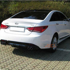 Диффузор заднего бампера X-Power на Hyundai Sonata 6 (YF)