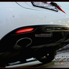 Диффузор заднего бампера Hanil на Hyundai Sonata 6 (YF)