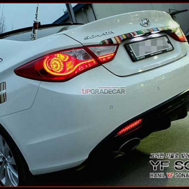 Диффузор заднего бампера Hanil на Hyundai Sonata 6 (YF)