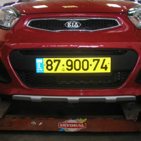 Протекторы переднего и заднего бамперов Morris на Kia Picanto 2