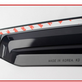 Дефлекторы боковых окон Safe Smoked на Hyundai Sonata 5 (NF)