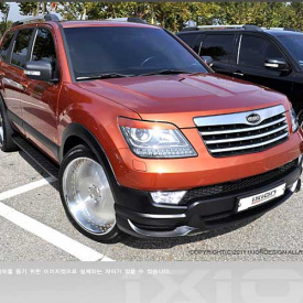 Реснички на переднюю оптику X-Power на Kia Mohave