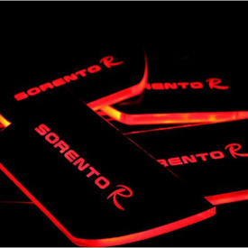 Светодиодные вставки под внутренние ручки дверей Ledist на Kia Sorento XM