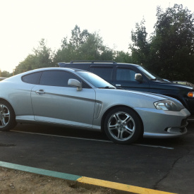 Передний бампер - Обвес Aston на Hyundai Tiburon Coupe GK