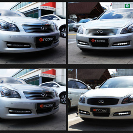 Тюнинг-оптика - дневные ходовые огни Incobb на Infiniti G 35 седан