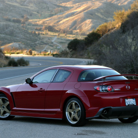 Накладка на задний бампер Mazdaspeed на Mazda RX-8
