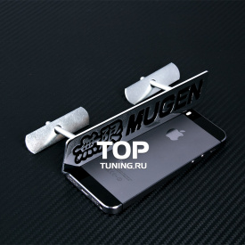 Шильд для решетки радиатора Mugen Хром 150x25mm на Honda