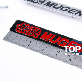 Шильд для решетки радиатора Mugen Хром 150x25mm на Honda