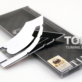 Шильд алюминиевый на клеевой основе ABT Sportline 95x38 mm на Audi