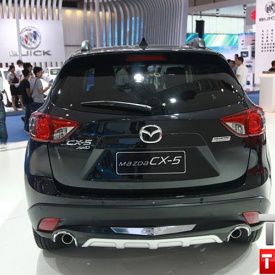 Диффузор - накладка на задний бампер - обвес Guardian на Mazda CX-5 1 поколение