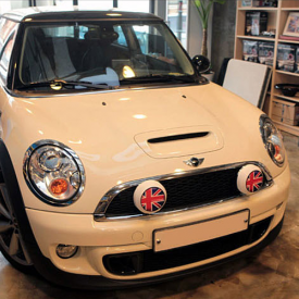 Дополнительные фары дальнего света Benlogic на MINI Cooper 2
