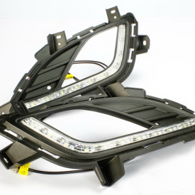 Ходовые огни с указателями поворотов Epistar LED Type 1 на Hyundai Elantra 5 (Avante MD)