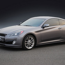 Накладки на пороги  M&S M2 на Hyundai Genesis 1