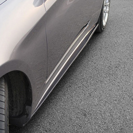 Накладки на пороги  M&S M2 на Hyundai Genesis 1