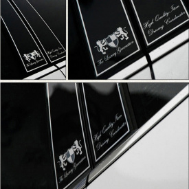 Накладки стоек Art-X Luxury Generation на Hyundai Grandeur 5