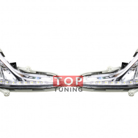 Противотуманные фары с ходовыми огнями на Hyundai Solaris