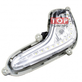 Противотуманные фары с ходовыми огнями на Hyundai Solaris